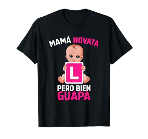 Vas a ser Mamá - Camiseta Novata Mamá Novata Primeriza Futura Día de la Madre Embarazada Bebé - T-Shirt Negro Talla S