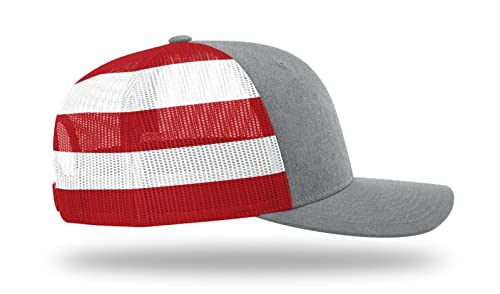 Image of Richardson 112 Trucker Hat - Premium Adjustable Snapback Hat - Structured Six Panel Richardson Blank Caps
