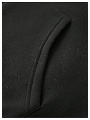 GORGLITTER Men's Zip Up Hoodie Long Sleeve Hooded Sweatshirt with Pocket4