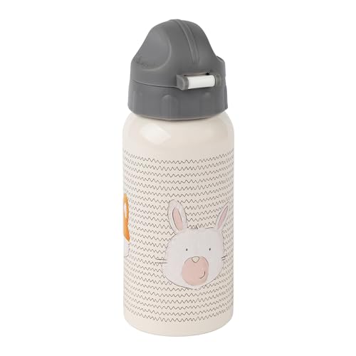 SIGIKID 25380 Edelstahl Trinkflasche 4 Freunde 400ml empfohlen für Kinder ab 1 Jahr, robust, auslaufsicher, bruchfest