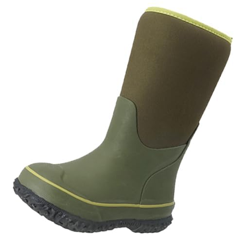 CNSBOR Kids Snow Rain Boot Waterproof Cold Weather Shoes for Toddlers Outdoor Winter Boots2