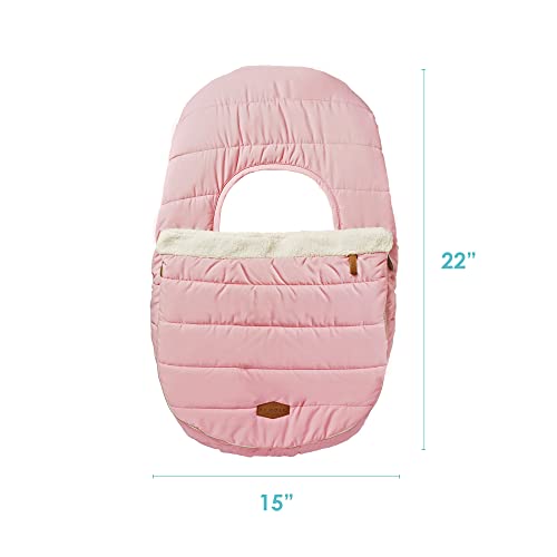 Jj Cole Baby Car Seat Cover, Blanket-Style Baby Stroller & Baby Carrier Cover, Blush Pink #TOP3
