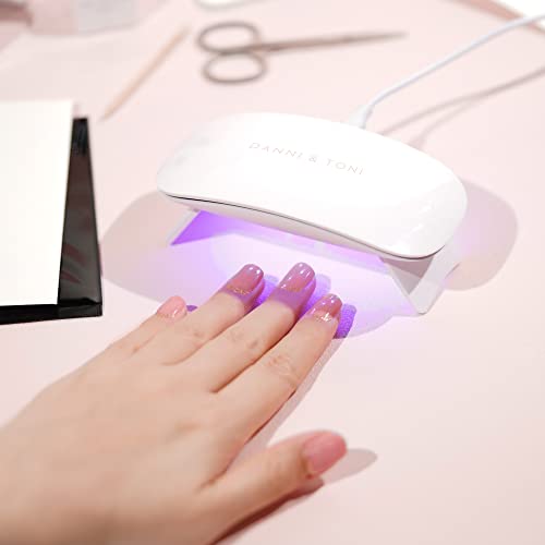 Danni & Toni Uv Led Gel Nail Lamp 6W Mini Nail Dryer For Gel Nail Polish Gel Nail Stickers Professional Nail Curing Lamp Travel Size #TOP1