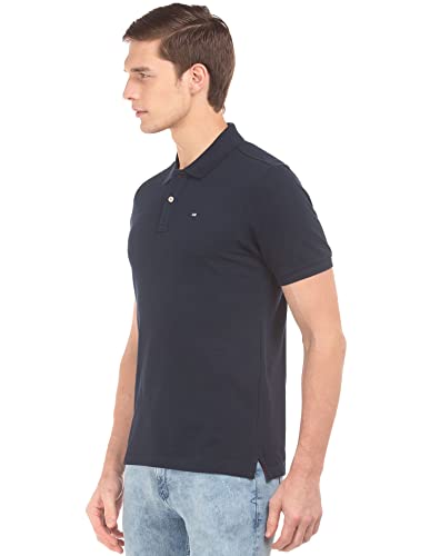 Image of Arrow Sports Men's Solid Regular Fit Polo