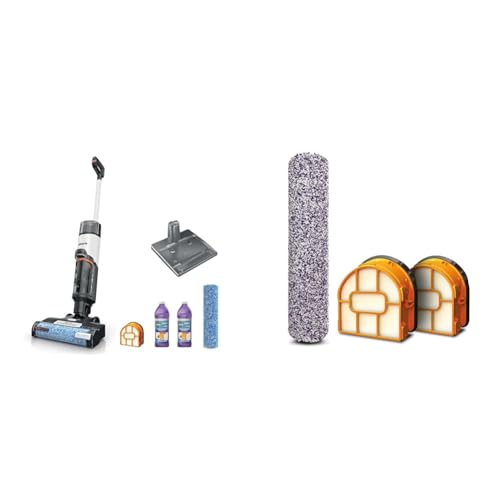 Image of Shark AW261 HydroVac MessMaster, 3-in-1 Self-Cleaning System, Strong Suction with 3 Brushrolls, 2 Solutions & 2-Pack Filter Bundle