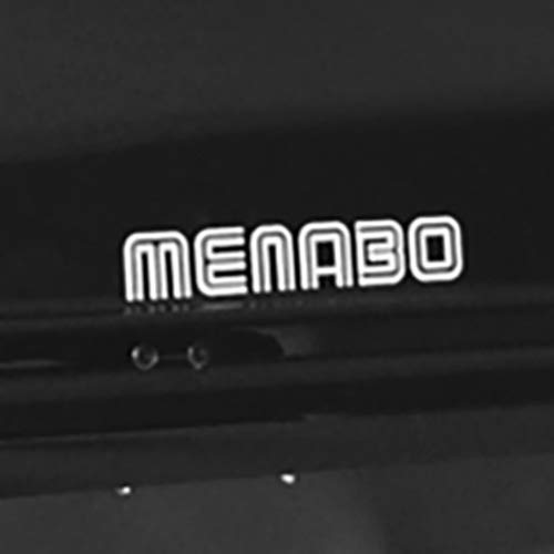 MENABO Diamond 500 Liter / 17.6 Cubic Feet Duo Roof Box, Black