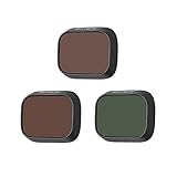 【Diseño de plástico ultraligero】 Cada filtro pesa aproximadamente g. Después de instalar el filtro, el peso total del dron Mini 3 Pro aún no supera los 249 g. Uso estable para un vuelo largo. No afecta la calibración del cardán.
