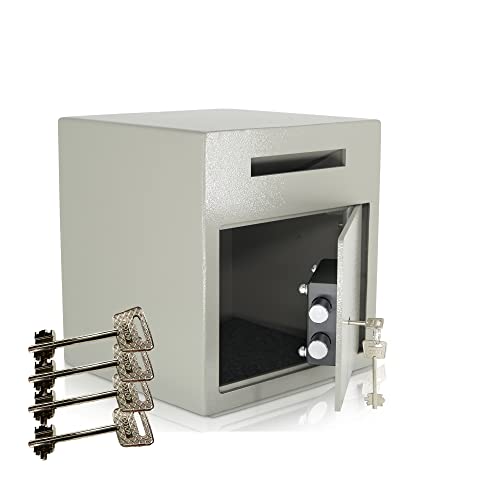 Coffre-Fort de Dépôt | Fente d'insertio | Niveau de sécurité A |4 clés | Serrure à clés