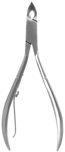 Trim Slant Tip Cuticle Trimmer - Professional Stainless Steel Cuticle Nipper for Pedicures and Manicures - Professional Quality Nail Care Tool for Toenails and Fingernails - Ergonomic Handles