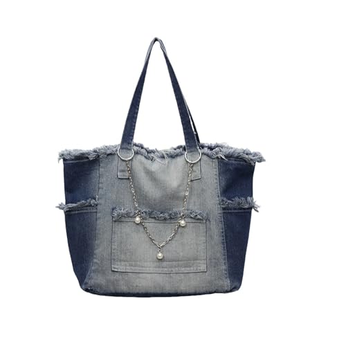 Sac à main en jean ergonomique et grand format pour un rangement quotidien optimisé