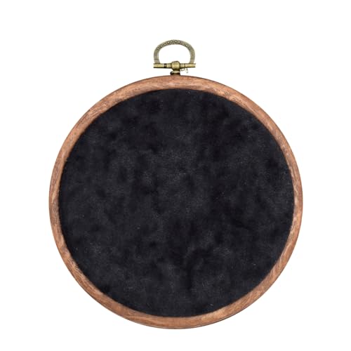 SUXINRY Badge Display Stand Vintage Badge Collection Canvas Hanging Breastpin Jewelry Storage Organizer Wall Display Board for Pin Badges and Brooch