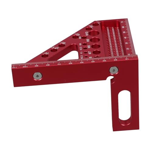Mesurer les angles sans erreur avec la règle de poche triangle Homoyoyo en aluminium