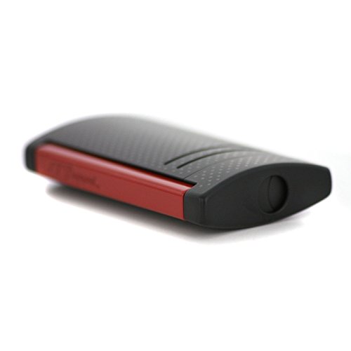 Encendedor S.T.Dupont MaxiJet Punch Negro y Rojo miniatura 2