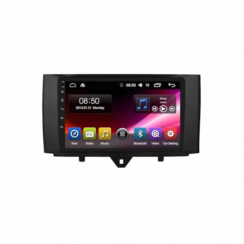 Navegador GPS para Smart Fortwo 451 2011-2015 de 4 Núcleos 1G+16G