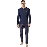Sergio Tacchini Pigiama da Uomo in Jersey di Cotone, Art. F_PGI_35B29 Blu M