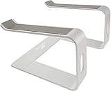 SOPORTE LAPTOP ERGONÓMICO Y ESTABLE. Nuestro soporte para ordenadores portátiles está ergonómicamente diseñado para proporcionar una altura de visión cómoda que proteja sus ojos y pueda mantener su columna vertebral en una posición saludable. Reduce el dolor de cuello y espalda. Posee una fuerte estabilidad debido a sus grandes almohadillas de goma en la parte superior e inferior que aumenta la fricción entre el soporte y el mueble