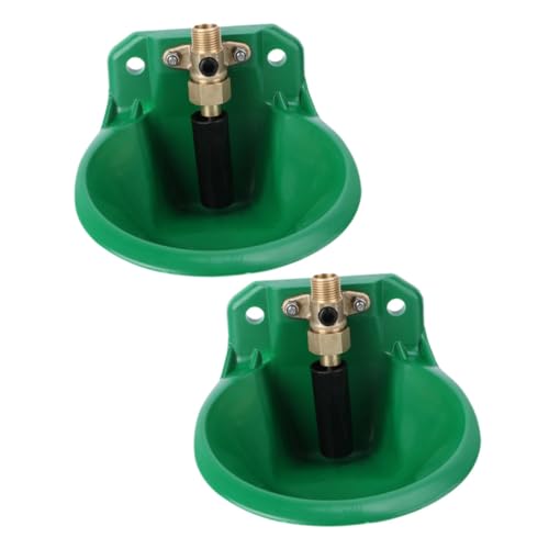 NULYLU 2piezas Bebedero Automático para Ovejas con Válvula De Cobre Tazón De Agua Anticaída Y Antienvejecimiento Fuente De Agua para Ganado Y Mascotas Suministros para Animales para Ovejas Y Cerdos