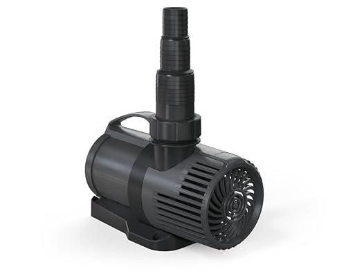 Pontec 95664 PondoMax Eco 15000 Control - Filterpumpe, Bachlaufpumpe, integrierter Controller, variable Förderleistung, über und unter Wasser aufstellbar