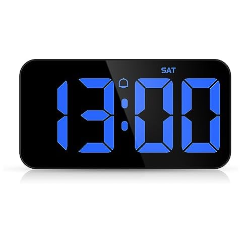 ORIA 10.8" LED Alarm Clock with Mirror Cover