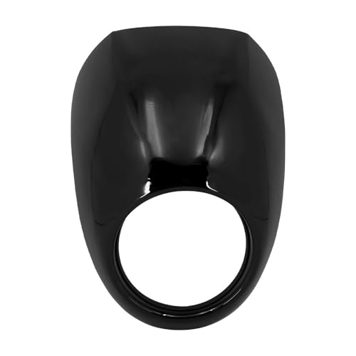 Cache phare de moto noir brillant pour éliminer les reflets du Sportster
