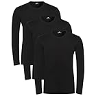 Lower East Basic Rundhals Langarm-Shirts für Herren 3er I 5er Pack aus 100% Baumwolle I Herren Longsleeve in vielen Farben