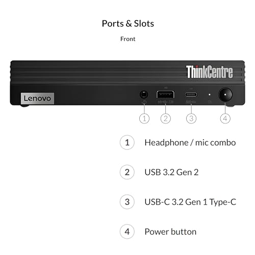 Lenovo ThinkCentre M70q Tiny i5-10500T 8GB 256GB SSD Business Mini PC - image 3