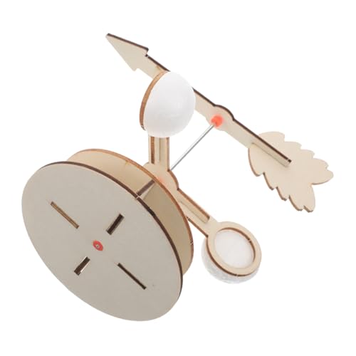 Hohopeti Kit Segnavento in Legno Diy per Scientifico Educativo per Apprendere La Direzione Del Vento Progetto e Preciso per Esperimenti Scientifici All