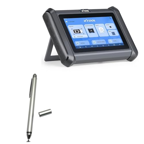 BoxWave Stylus Pen Compatible with XTool D7S (7 in) - DualTip Capacitive Stylus, Fiber Tip Disc Tip Capacitive Stylus Pen - Metallic Silver