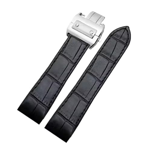 JeBG TgX 100 jp ܂肽݃obN Xgoh 20mm 23mm ΉU[(Black silver,20mm)