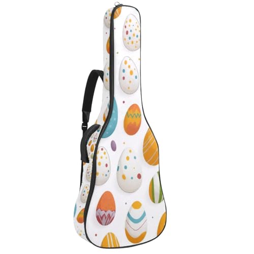 Sac pour guitare étanche à motif multicolore avec rangements专用