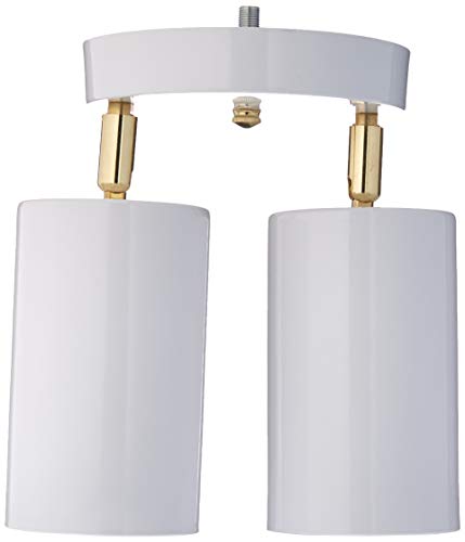 Westinghouse 6668200 Two Light Multi-Directional Ceiling Fixture,White