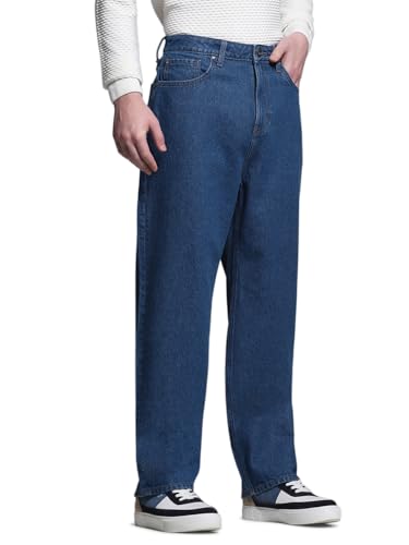 Image of Jack & Jones Men's Loose Fit Jeans | High Rise | Jeans for Men