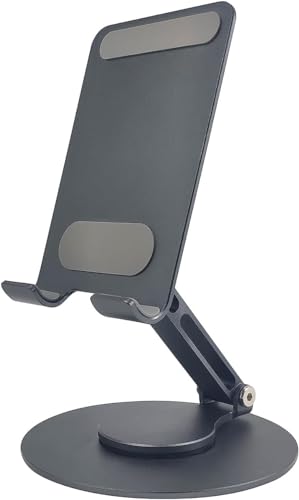 Katlanabilir Telefon ve Tablet Standı, 360° Döner, Yüksekliği Ayarlanabilir, Kaymaz Tabanlı