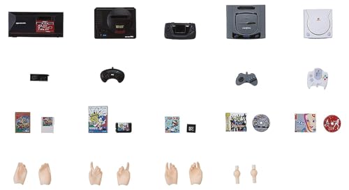 Max Factory Sega Consoles figmaPLUS Accessory Set, Multicolor