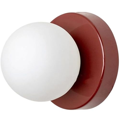 Jatwefiv Applique Murale en Verre Globe Modernes et créatives la Maison Appliques murales Murale géométrique Globe Appliques pour Cuisine Salle de Bain...