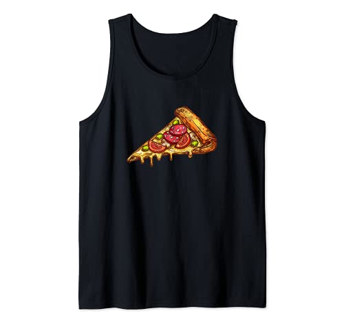 Foodie Gifts Pizza Lover Slice Of Pizza Food Design Canotta