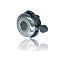 2″(50mm) Silver Dome, Grey Base