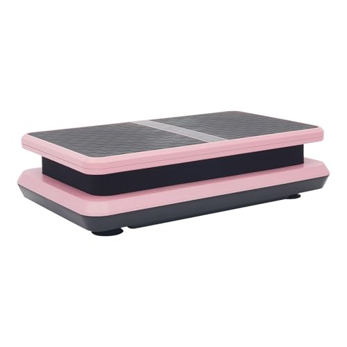 Plataforma vibratoria con mando a distancia, plataforma vibratoria para pérdida de peso, 99 niveles de entrenamiento de cuerpo completo, capacidad de carga de 150 kg, para fitness, quema de grasa