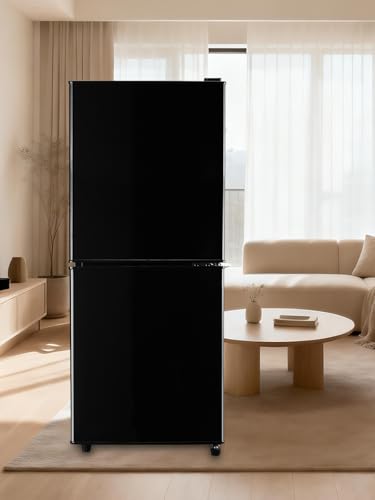 Image of F.W.WOOLWORTHS Refrigerator with Freezer 4.0 Cu.Ft Black