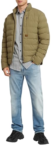 G-STAR Men's Mosa Straight Jeans, Azul (Vintage Steel Blue D23692-d938-h108), 33W x 34L3