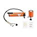 20T Hydraulic Jack Porta Power Ram Kit + CP-180 Manual Hydraulic Hand Pump Multi Section Jack, 2” Stroke Industrial Mini Hydraulic Cylinder (20T Hydraulic Jack + CP-180 Pump, Orange)