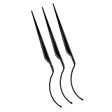 Ipetboom 3 Stück Teiliges Wimpernverlängerung Halter Schwarz Verstellbarer Wimpernkrümmungs display stick für Falsche Wimpern Langlebiges Augenformgerechtes Wimpern anlegehilfsmittel für