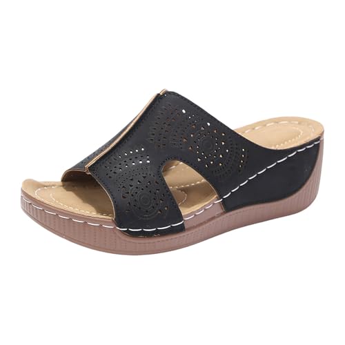 Sandales femme confort mules à talon orthopédiques ete chaussures de marche 39