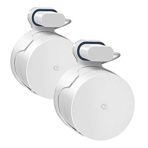 STANSTAR Google WiFi Wall Mount 2 Pack,WiFi Bracket Holder for Google Mesh WiFi Router and System Excellent Cord Management Without Messy Wires or Screws