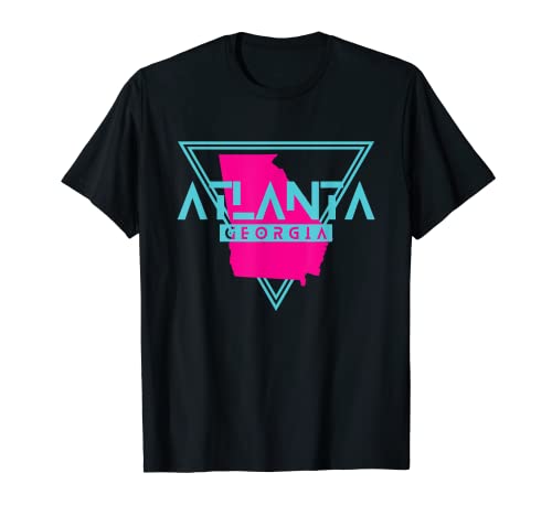 Atlanta Georgia Souvenir GA Triangolo vintage Maglietta