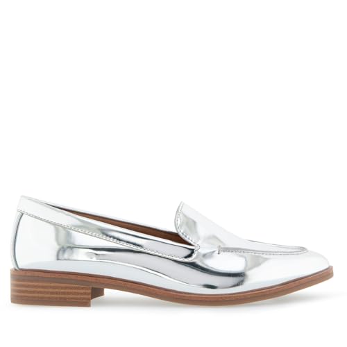 Aerosoles Women's EVEREST01 Loafer Flat, Silver Metallic, 9M by Aerosoles - Used condition - Image 6