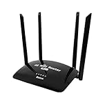 ZBT 4G LTE WiFi Router 300Mbps Wireless Speed Dual SIM (Nano & eSIM) Slot Portable Travel Internet Router OpenWrt Supported for Home/Vehicle/IoT/Backup Network WE2008-C