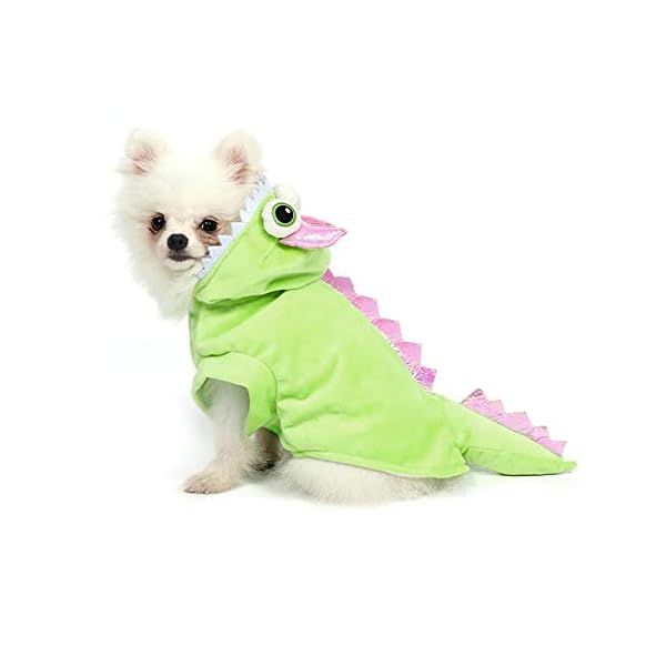Yoption dog cat dragon costumes, halloween pet puppy cosplay dress hoodie funny clothes - image 3