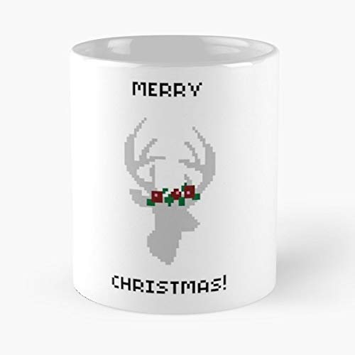 Christmas Xmas Reindeer Present Coffee Mug Tea Cup Gift