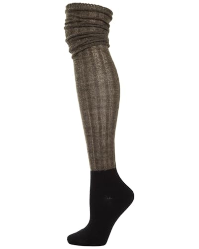 Image of MeMoi Jumbo Cable Over The Knee Cotton Blend Warm Socks